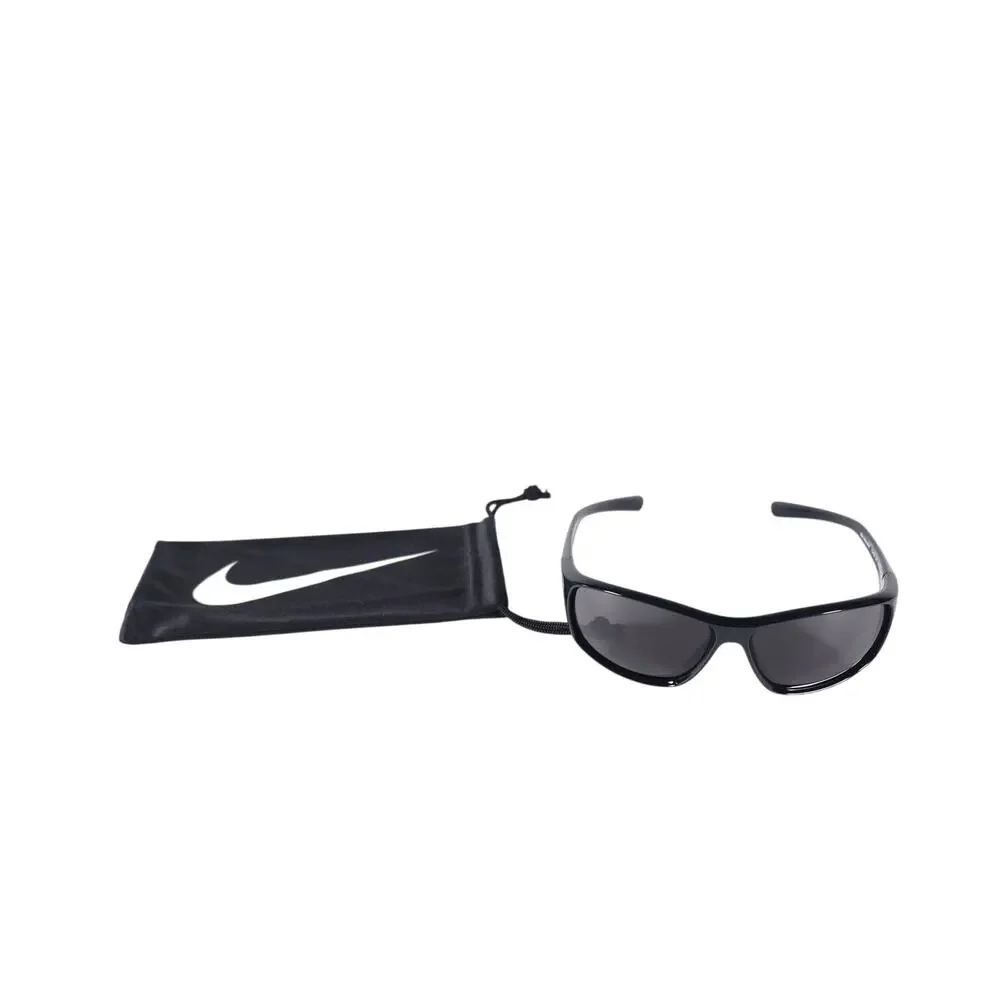 Nike Adrenaline Wraparound Sport Performance Mens Sunglasses-Black / Grey-NWT